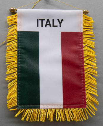 Italy Mini Car Flag