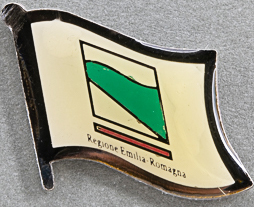 Emilia Flag Pin Italy