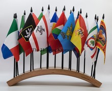 A - Italy Regional Desk Flag with display stand