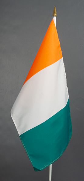 Ivory Coast Hand Waver Flag