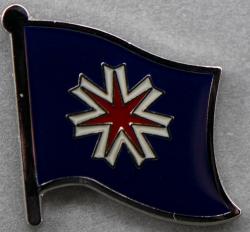 Hokkaido Flag Pin Japan