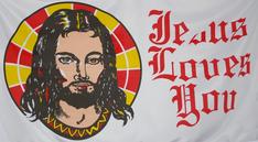 Jesus Loves You Flag