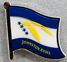 Johnston Atoll Flag Pin