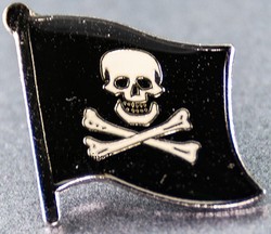 Jolly Roger Flag Pin