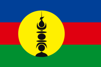 New Caledonia Flag KANAK