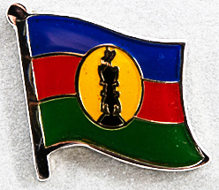 New Caledonia Kanak Lapel Pin