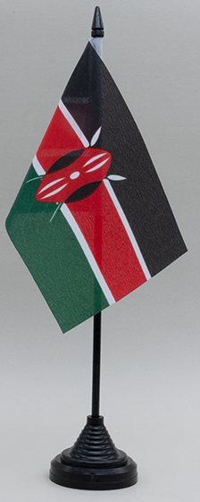 Kenya Desk Flag