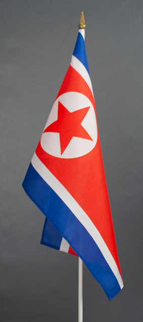 North Korea Hand Waver Flag