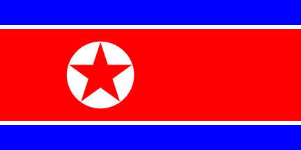 Korea North Flag