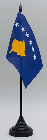 Kosovo Desk Flag