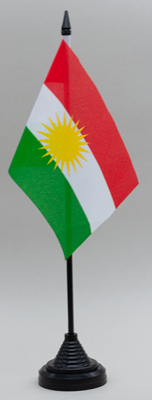 Kurdistan Desk Flag