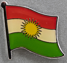 Kurdistan Flag Badge