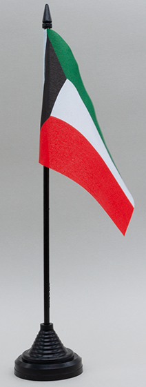 Kuwait Desk Flag