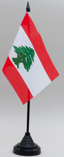 Lebanon Desk Flag