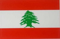 Lebanon Flag Sticker
