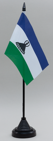 Lesotho Desk Flag