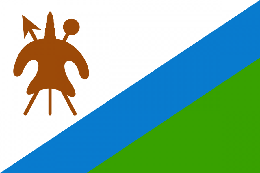 Lesotho Flag Historical