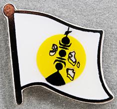 Loyalty Island Flag Lapel Pin