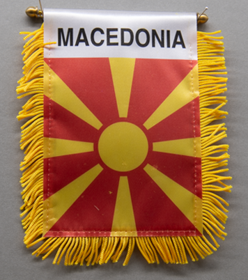 Macedonia Mini Car Flag