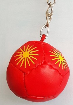 Macedonia Soccer Key Ring