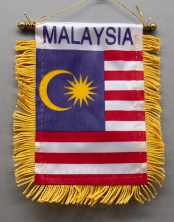 Malaysia Mini Car Flag
