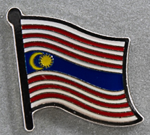 Kuala Lumpur Flag Pin -Malaysia