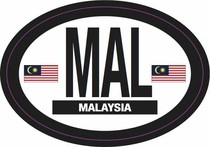 Malaysia Flag Decal