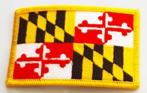 Maryland USA Rectangular Patch