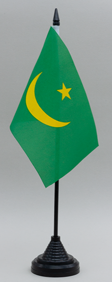 Mauritania Desk Flag Historical