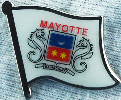 Mayotte Flag Lapel Pin