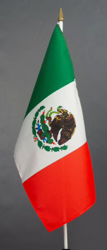 Mexico Hand Waver Flag