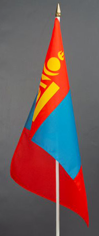 Mongolia Hand Waver Flag