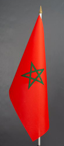 Morocco Hand Waver Flag