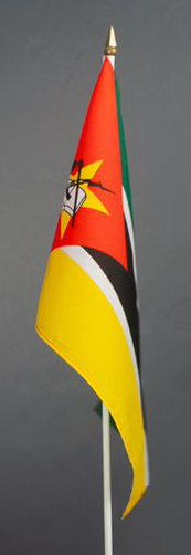 Mozambique Hand Waver Flag