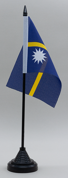 Nauru Desk Flag