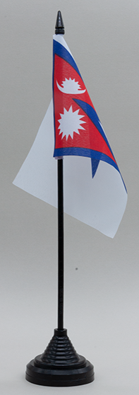 Nepal Desk Flag