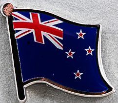 New Zealand Lapel Pin
