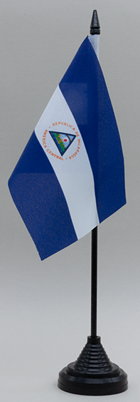 Nicaragua Desk Flag