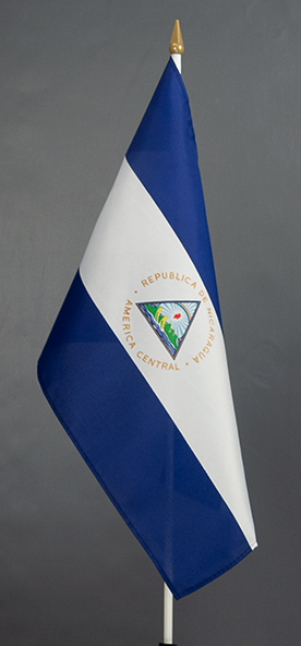 Nicaragua Hand Waver Flag