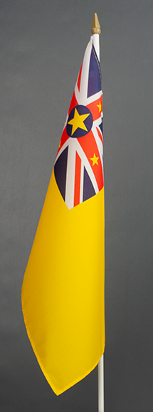 Niue Hand Waver Flag
