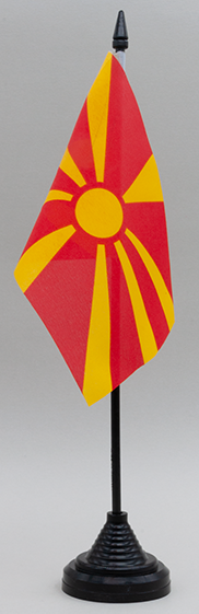 North Macedonia Desk Flag