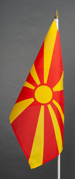 North Macedonia Hand Waver Flag