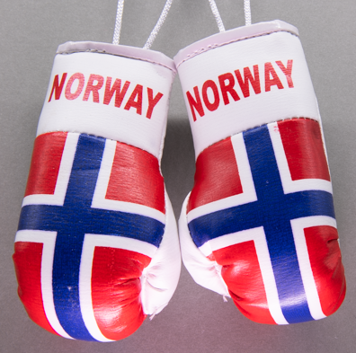 Norway Mini Boxing Gloves