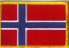 Norway Rectangular Flag Patch