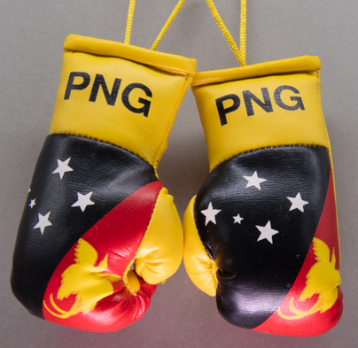 Papua New Guinea Mini Boxing Gloves