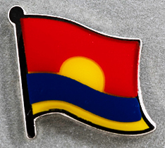 Palmyra Atoll Flag Pin