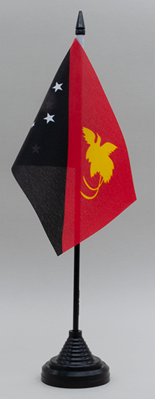 Papua New Guinea Desk Flag