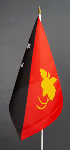 Papua New Guinea Hand Waver Flag