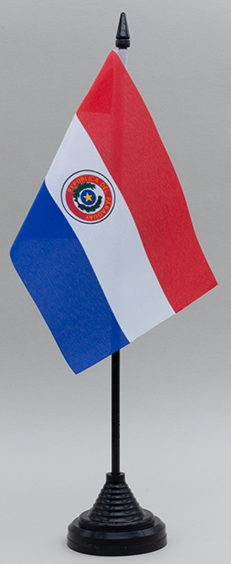 Paraguay Desk Flag
