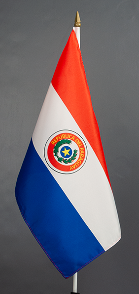 Paraguay Hand Waver Flag